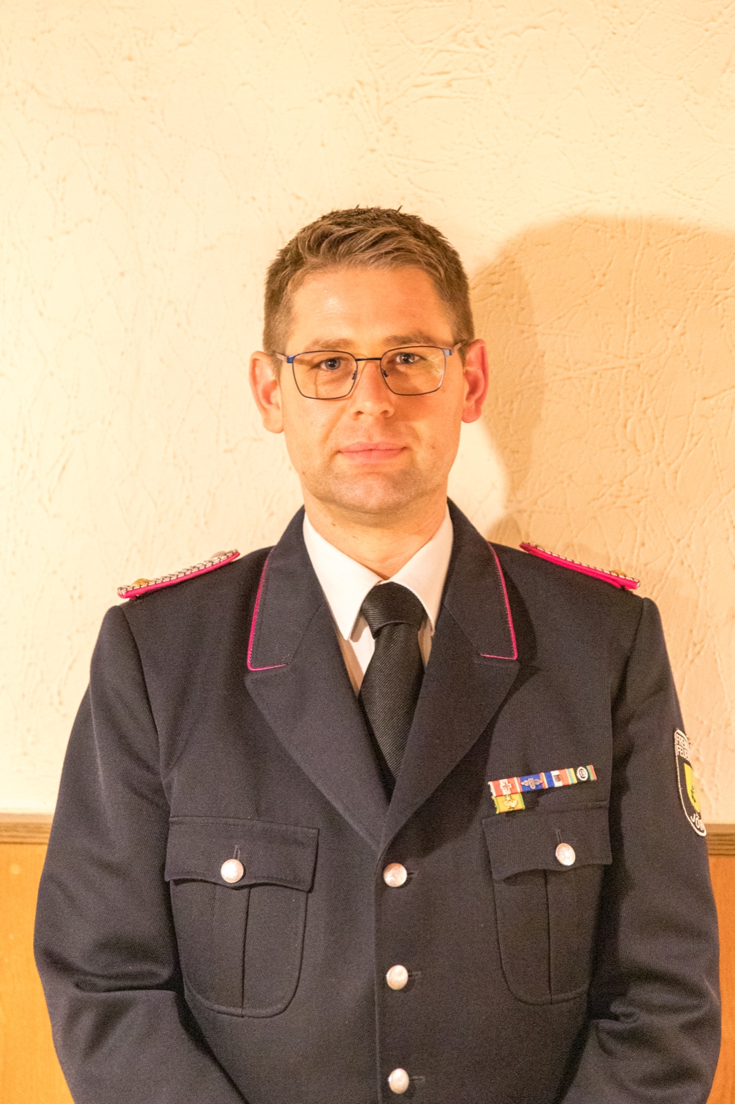 Michael Kuhrt, stellvertretender Gemeindewehrführer der Freiwilligen Feuerwehr Jörler Raum